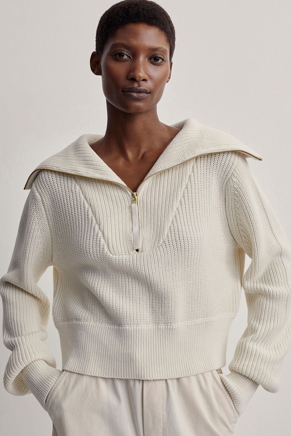 Mentone Half-Zip Knit Pullover