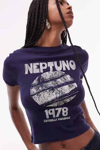 Graphic Neptuno Baby Tee from Topshop