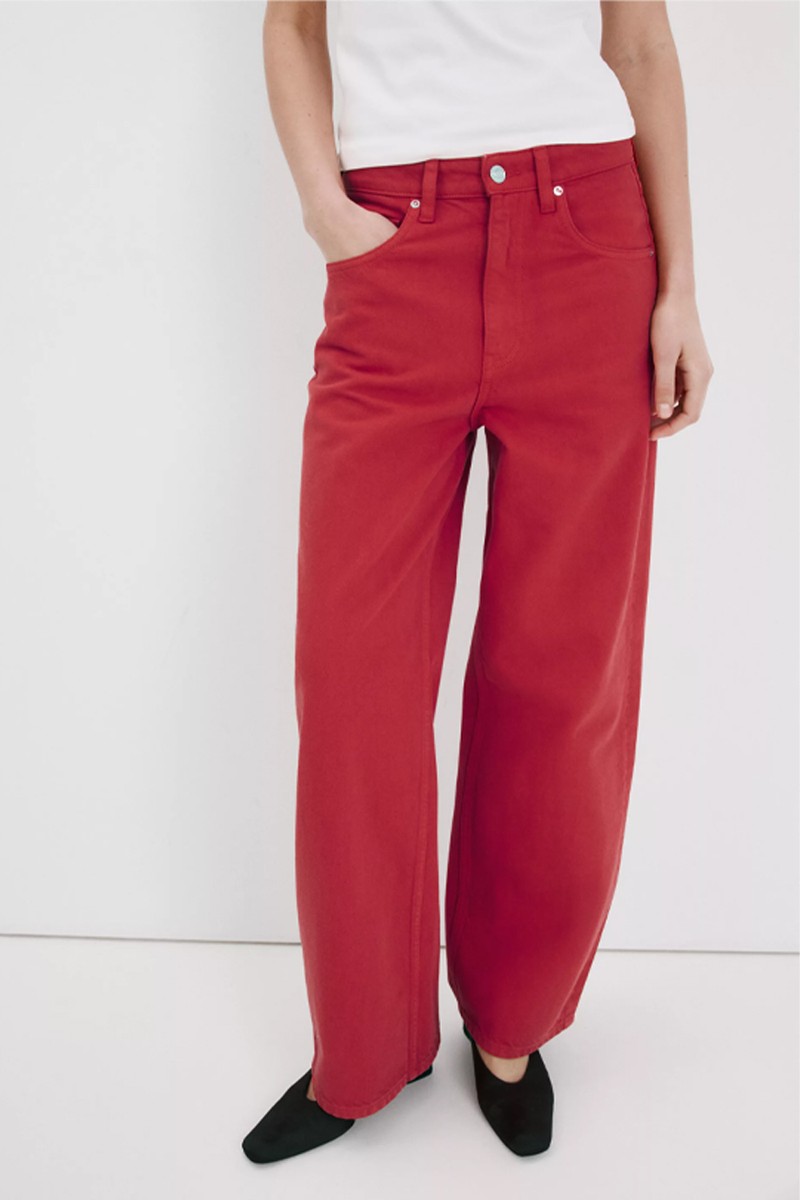 Mid-Rise Balloon Jeans from Mango