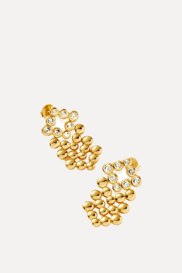 Articulated 18kt Gold Vermeil Drop Earrings from Missoma