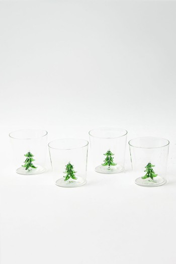 Christmas Tree Glasses from Mrs. Alice