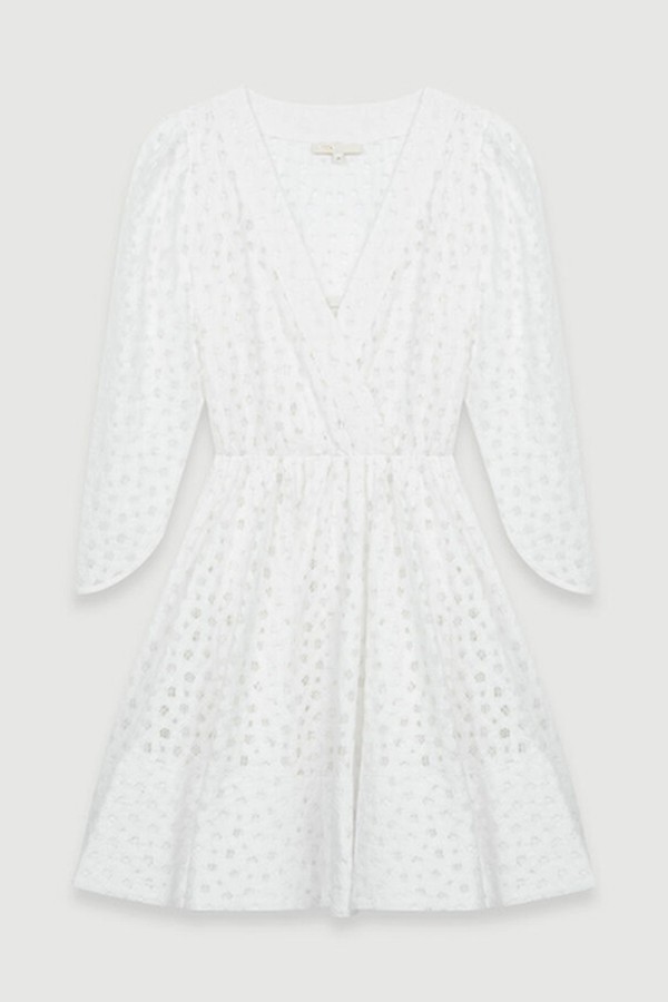 White Lace Dress from Maje