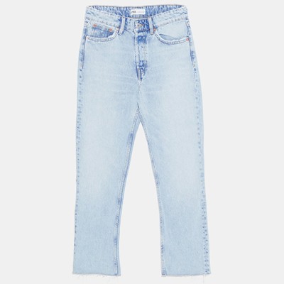 Hi-Rise Straight Leg Jeans from Zara