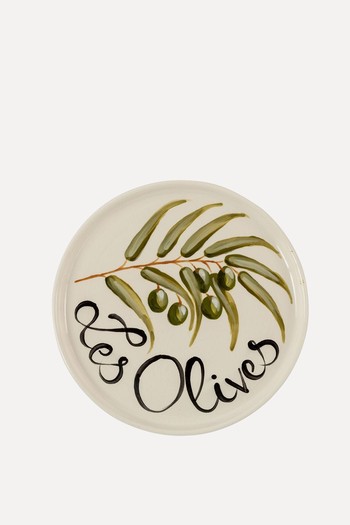 Les Olives Plate from Harlie Brown Studio