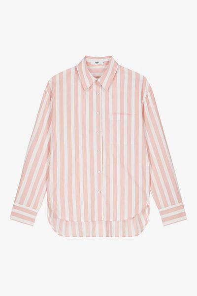 Lui Wide Stripes Shirt from The Frankie Shop