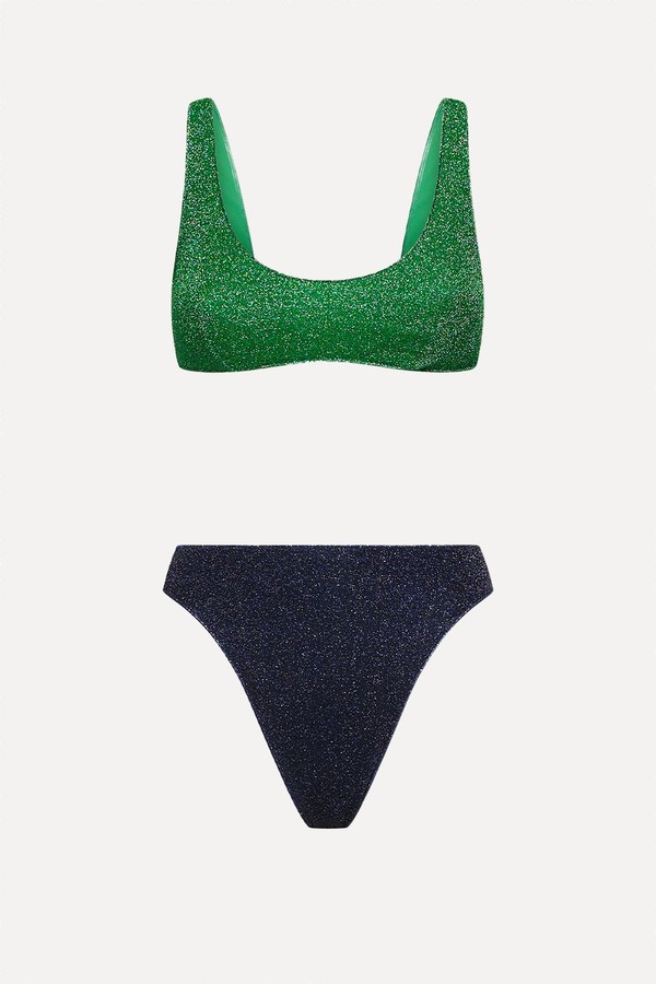 Lumière Sporty Bra 90s Bottoms from Oséree