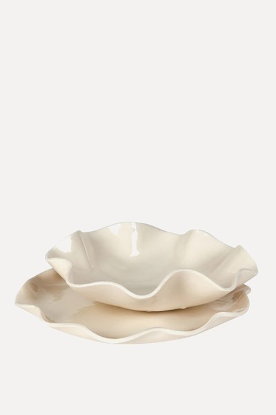  Porcelain Wave Sundae Dish from Joanna Ling