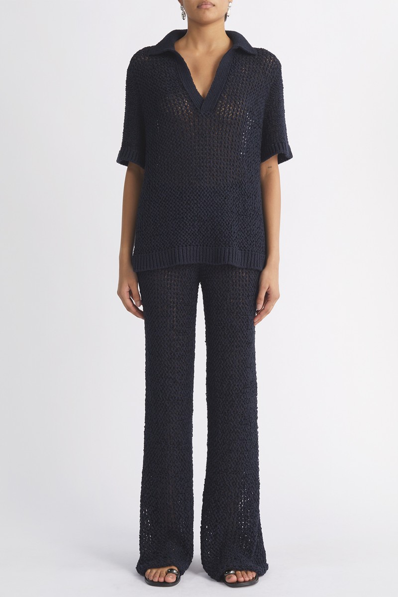 Knitted Polo Top from Liberowe