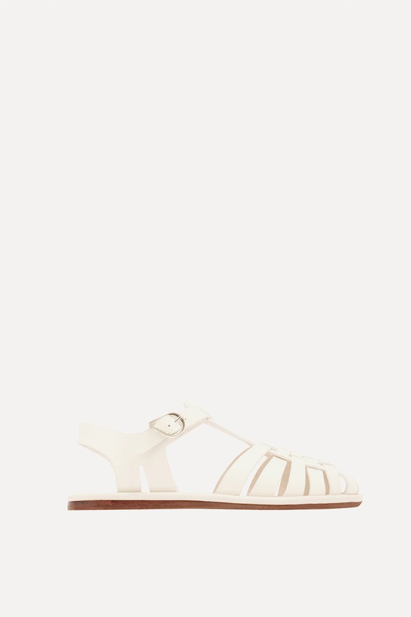Karina Woven Leather Sandals from ANCIENT GREEK SANDALS