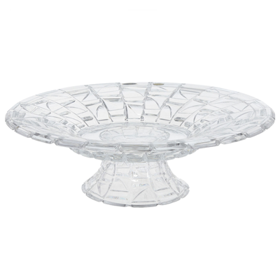 Clear Glass Cake Stand 