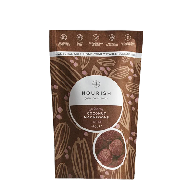 Organic Cacao Macaroons from Nourish
