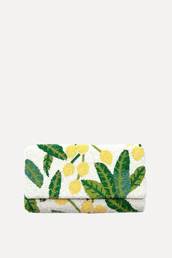 Capri Lemons Beaded Clutch from Decoralist
