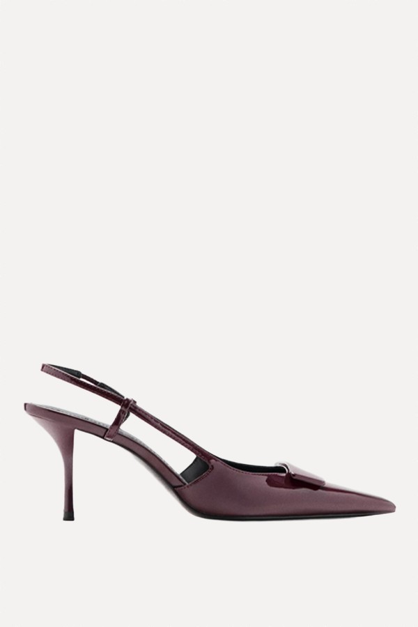 Patent Heeled Shoes from Mango