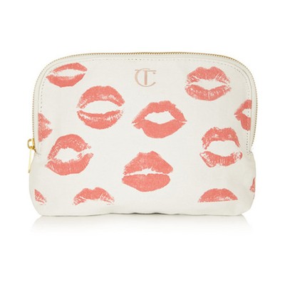 Printed Cotton-Canvas Cosmetics Case from Charlotte Tillbury