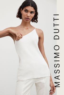 Asymmetric Knit Top from Massimo Dutti