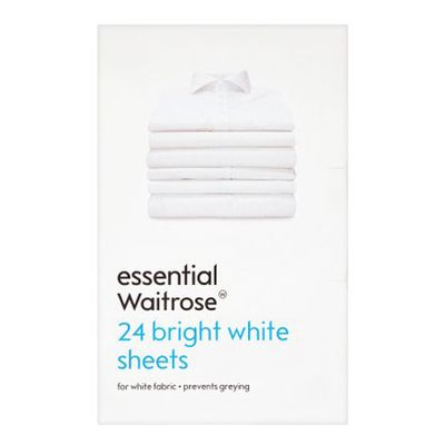 Bright White Sheets from Waitrose