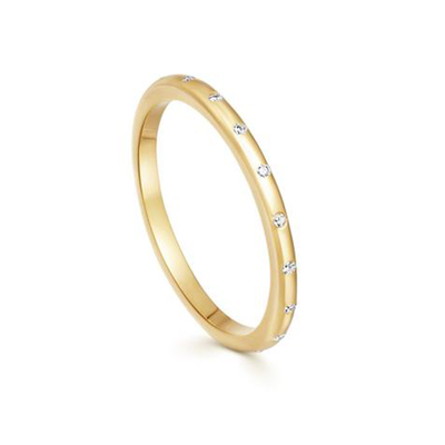 Gold Solar Studded Ring from Missoma