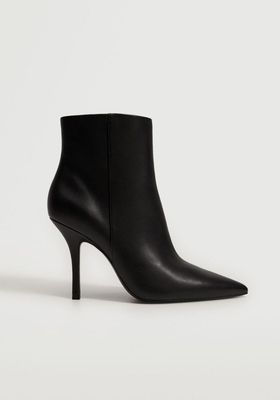Pointed Heel Ankle Boot from Mango