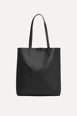 Leather Shopper Bag from Mango