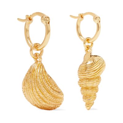 Panama Gold-Plated Earrings from Aurélie Bidermann