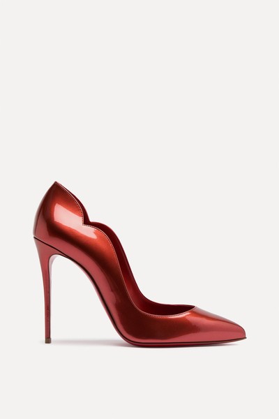 Hot Chick 100 Patent Metallic Leather Pumps from CHRISTIAN LOUBOUTIN