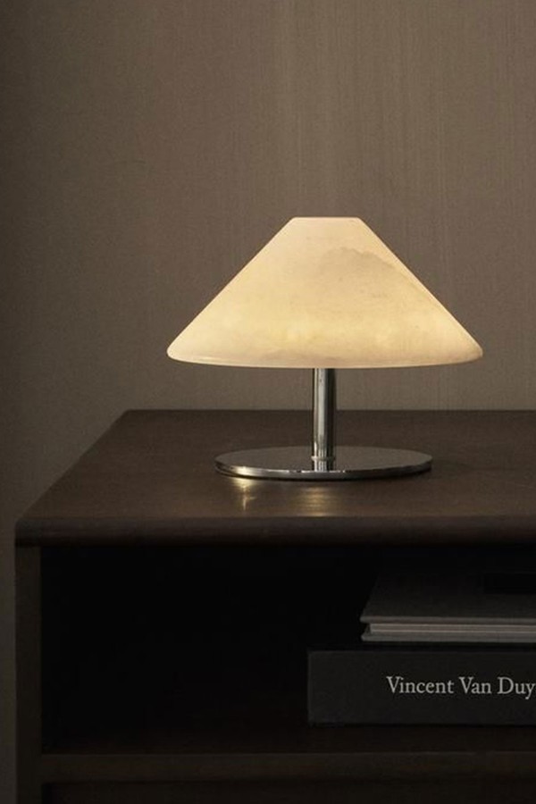 Wireless Alabaster Table Lamp from Zara