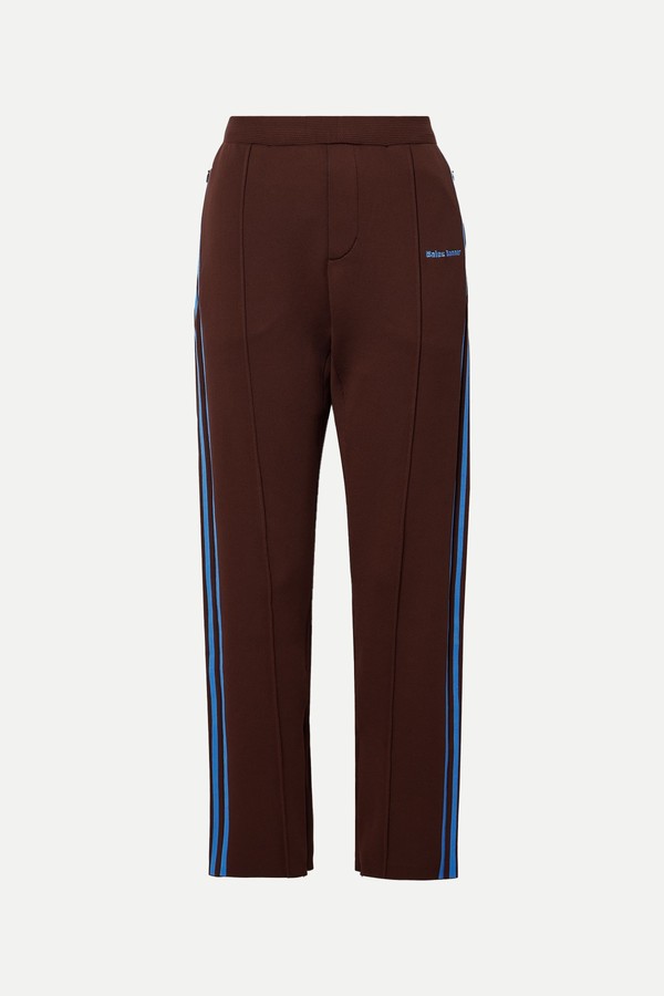 Embroidered Recycled Stretch-Piqué Pants from Adidas Originals