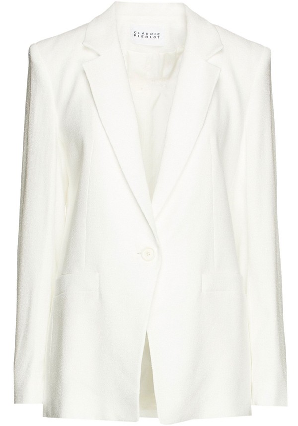 Vadrouille Lyocell And Linen-Blend Bouclé Blazer from Claudie Pierlot
