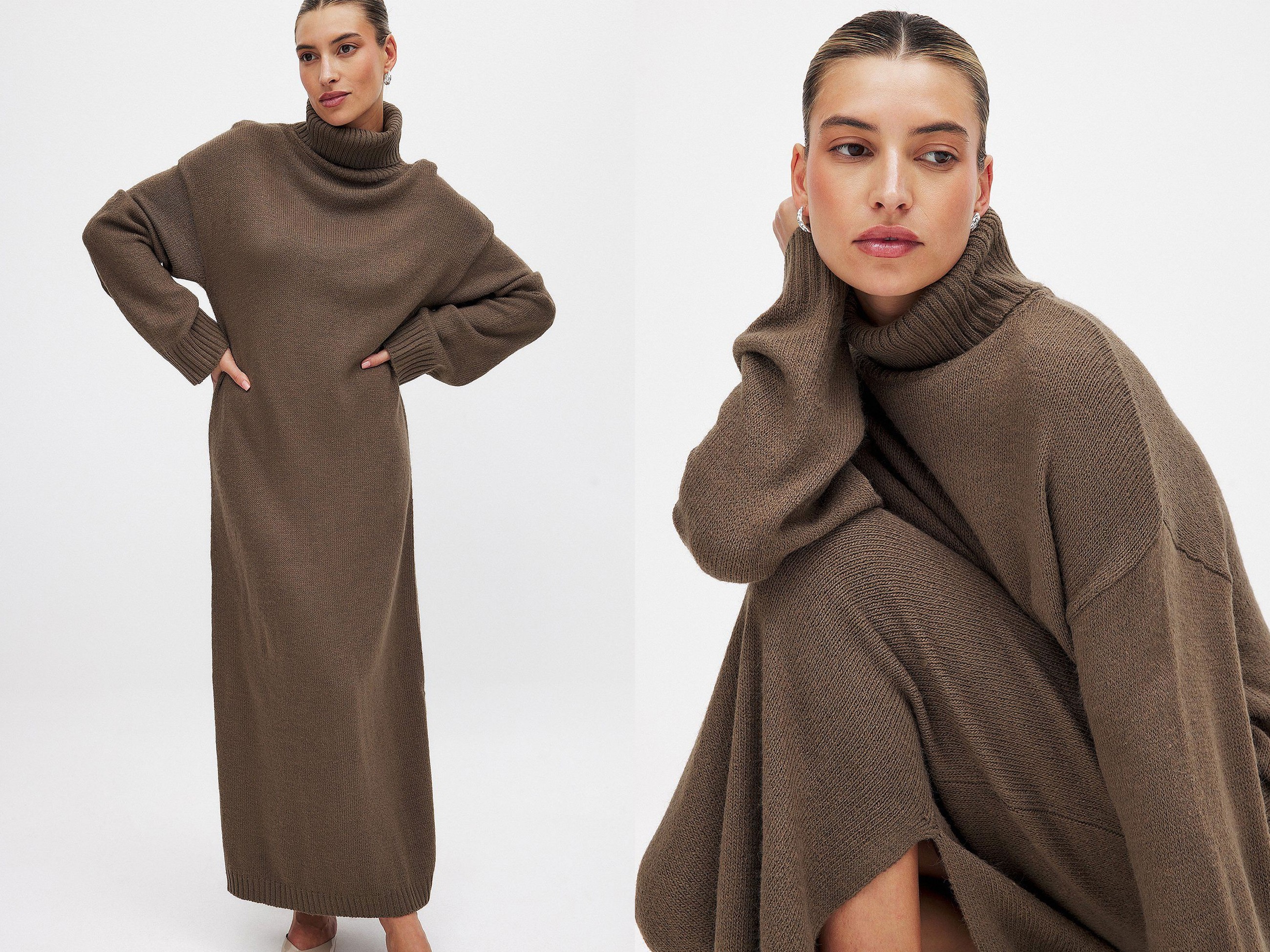 Knitted Oversized Maxi Dress from Na-kd