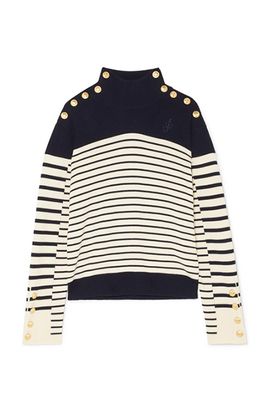 Striped Merino Wool Turtleneck Sweater from JW Anderson