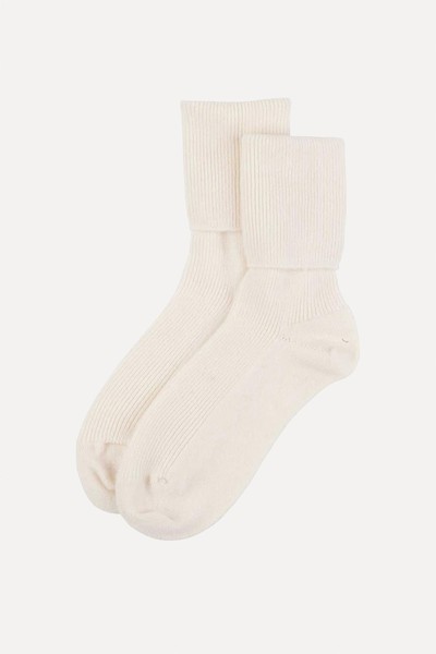 Pure Cashmere Bed Socks from Jasmine Silk