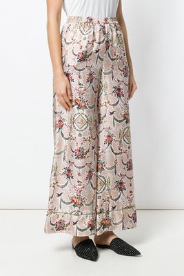 Floral Print Palazzo Pants from Scrambled Ego