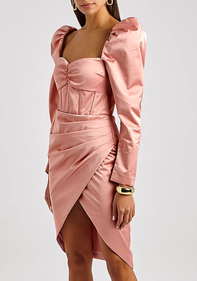 Pink Corset Midi Dress from Lavish Alice