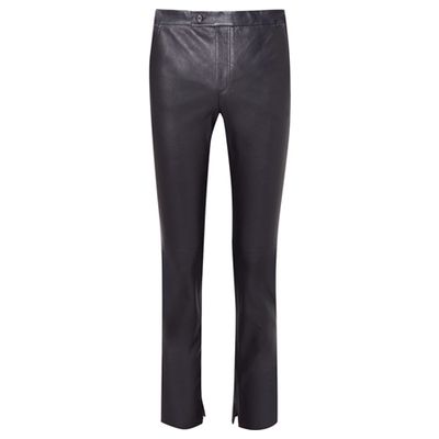 Leather Slim-Leg Pants from Helmut Lang