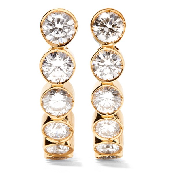 Boucle Ensemble 18 Karat Gold Diamond Earrings from Sophie Billie Brahe