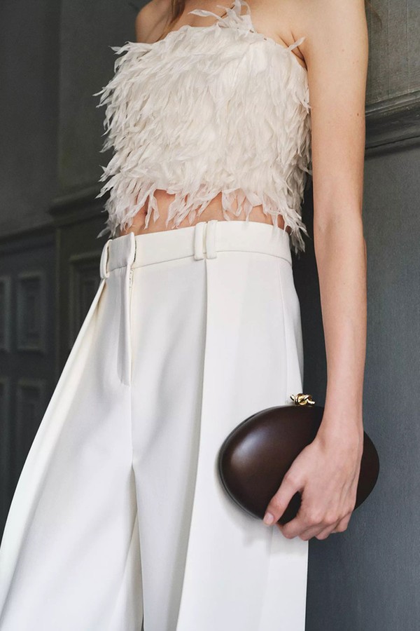 Textured Crop Top from Mango