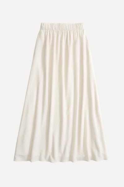Crinkle Flowy Maxi Skirt from Abercrombie & Fitch