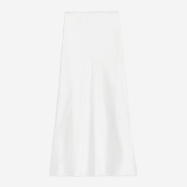 Split Side Satin Bias Midi Skirt from Topshop