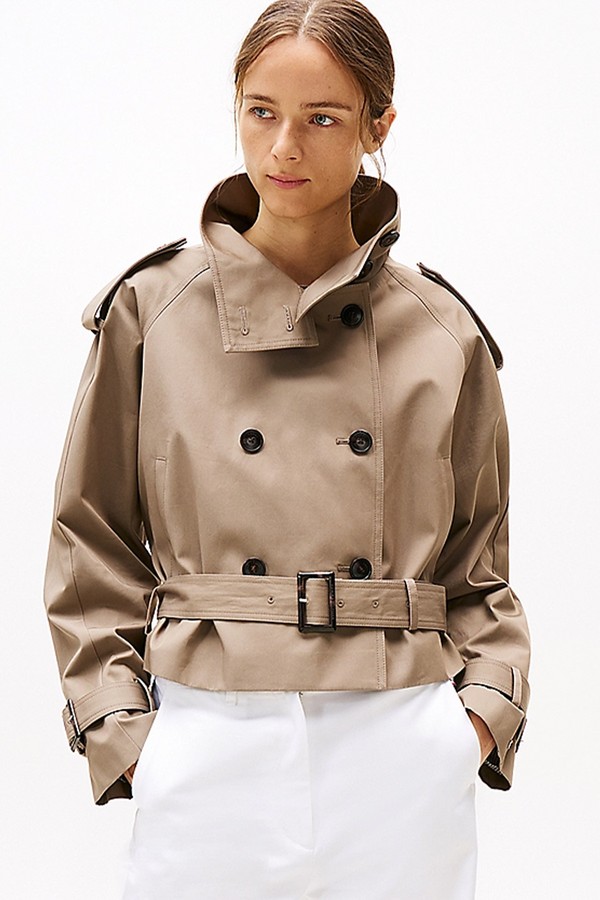 Cropped Trench Coat from Tommy Hillfiner