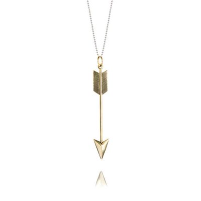 Large Brass Arrow Necklace  from Tilly Sveaas