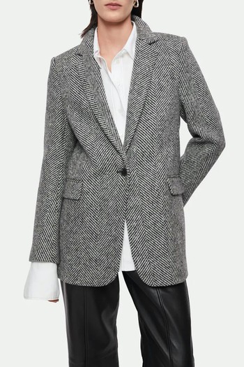 Wool Herringbone Langford Coat from Jigsaw