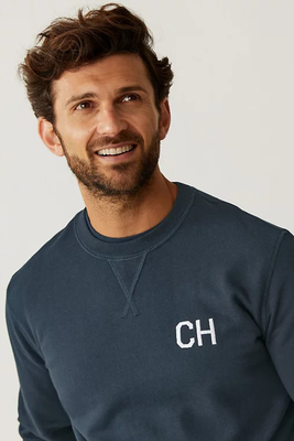 Personalised Men’s Crew Neck Sweatshirt from M&S Collection