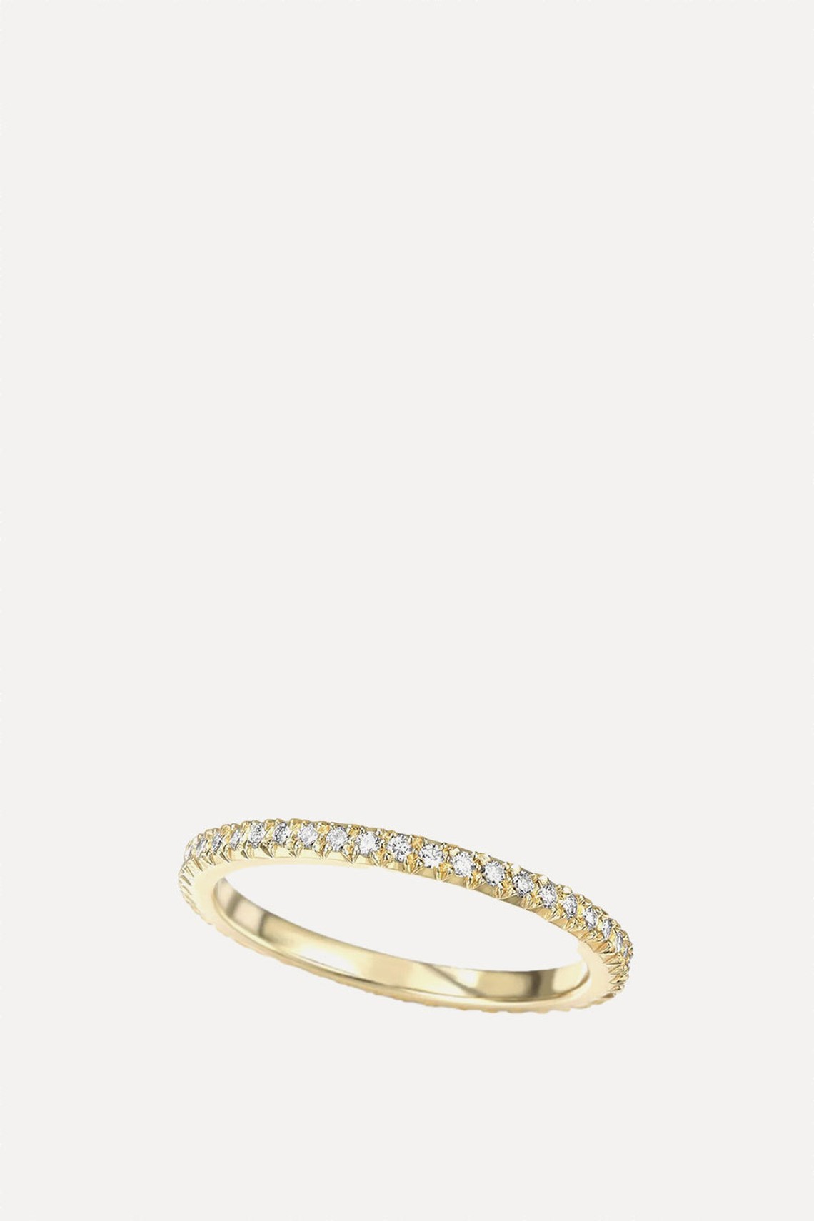 Super Fine Cut-Down Yellow Gold Band