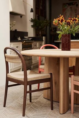 Sadie Beech Wood Woven Dining Chair from Anthropologie
