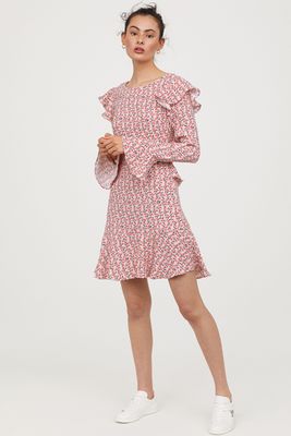 Patterned Flounced Dress from H&M