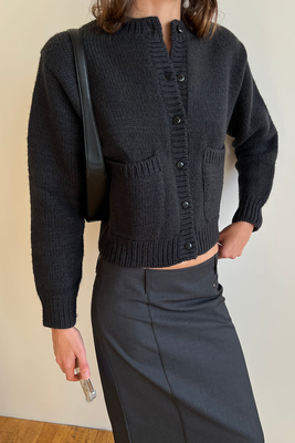 Le Apt Knitted Wool Cardigan 