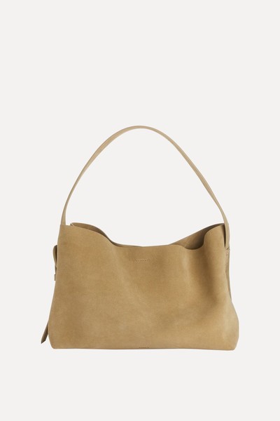 Suede Shoulder Bag from ARKET 