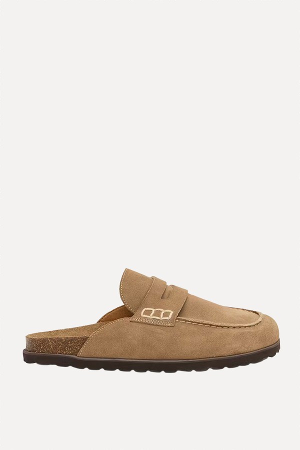 Rune Suede Padded Mules from Hush 