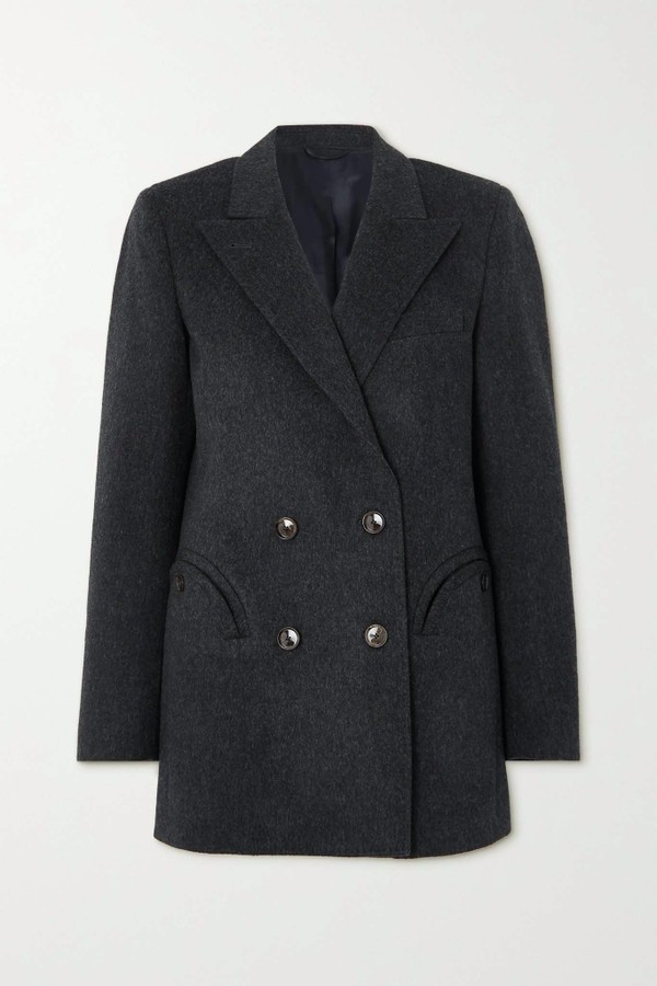 Everyday Double-Breasted Wool-Felt Blazer from Blazé Milano