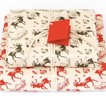 Organic Cotton Gift Wrap from HappyWrap